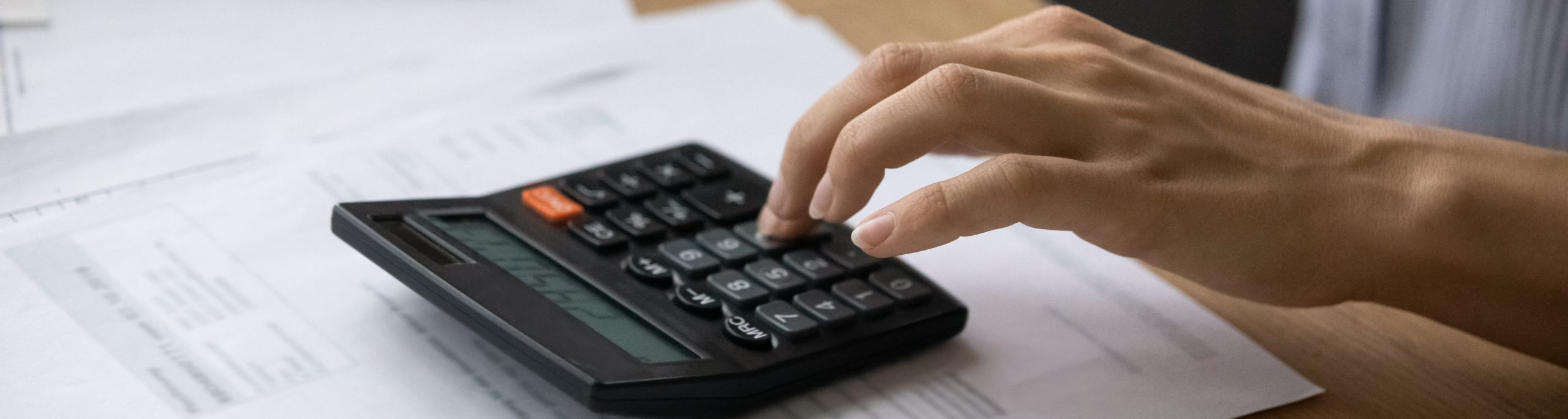 Paying,Bills.,Close,Up,Of,Young,Woman,Hands,Managing,Utilities